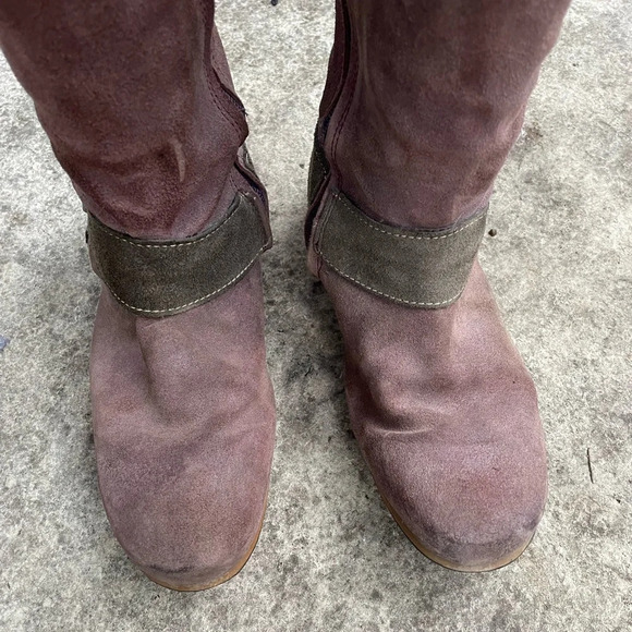 John Fluevog Radio RTP, suede zip side boots, size 6 - Picture 4 of 11